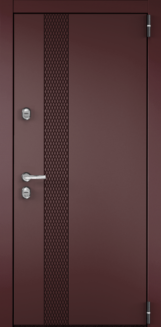 SNEGIR ARCTIC PP, Панель MDF с ПВХ покрытием, SA-DL2, ЛКП Кармин в Южно-Сахалинске